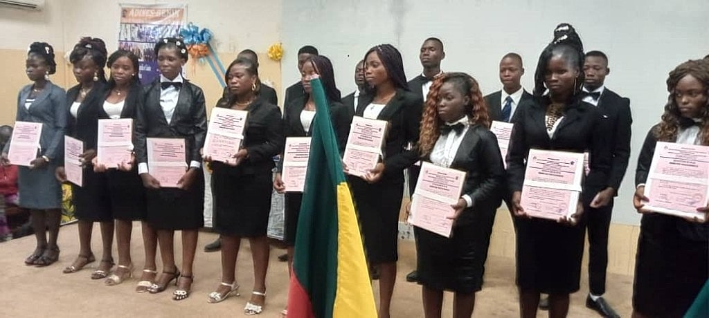Remise de diplômes ADINES-BÉNIN