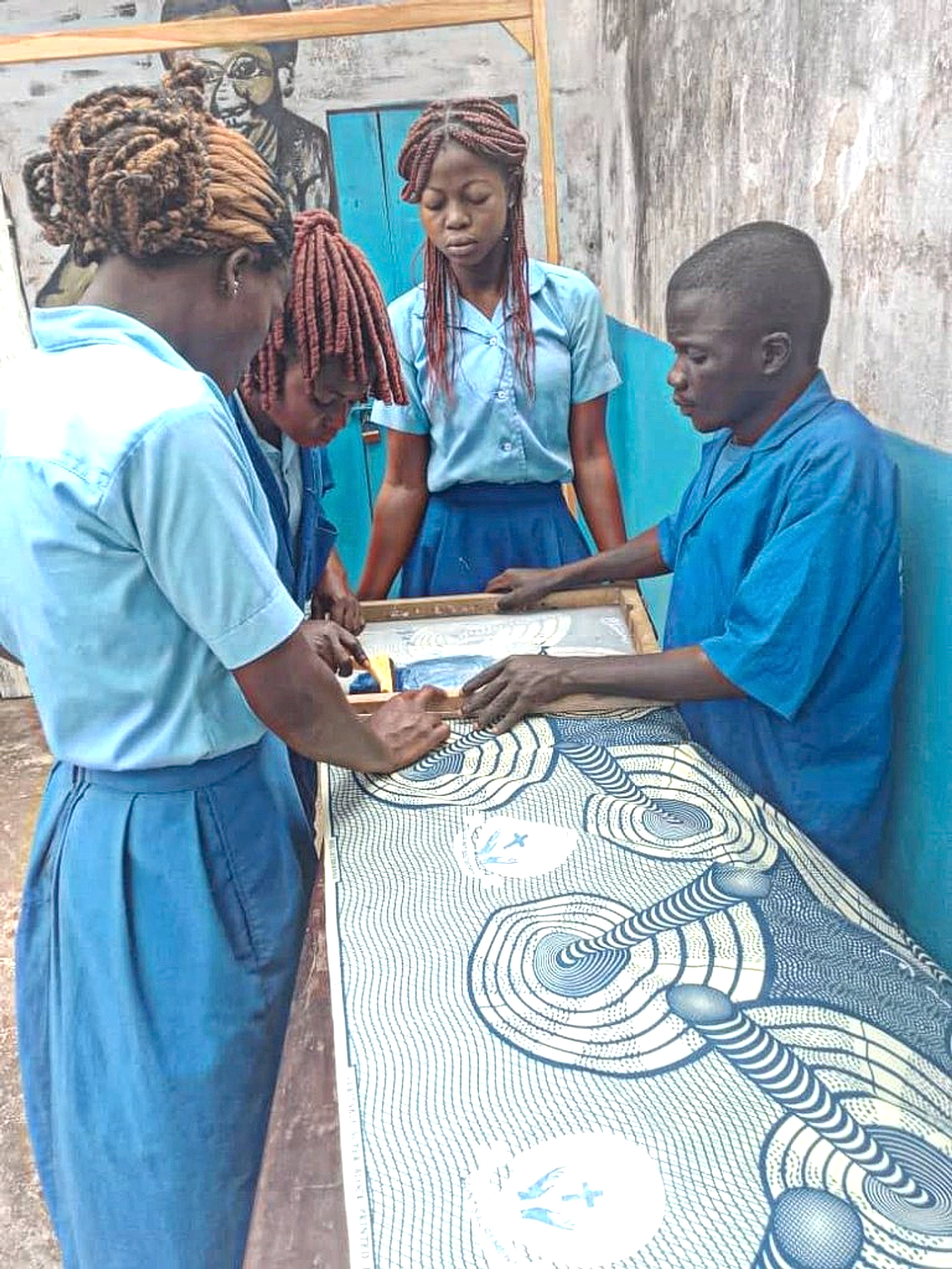 Atelier de sérigraphie ADINES-BÉNIN